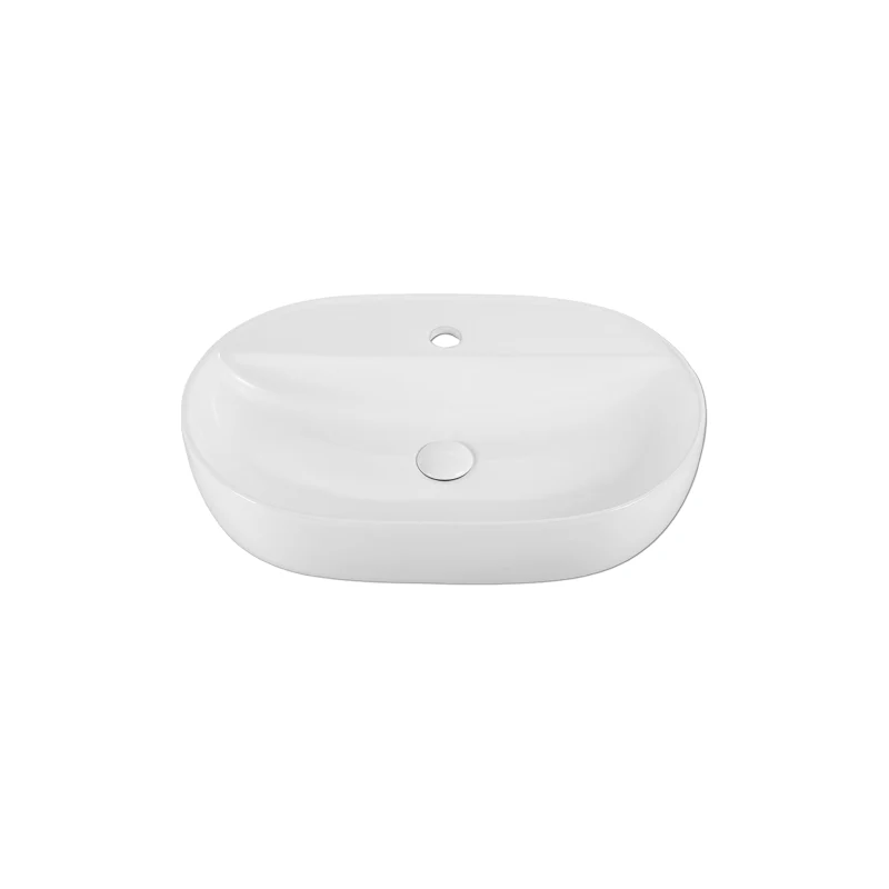 Rubine EVEA 60M Countertop Rectangular Ceramic Basin - Image 3