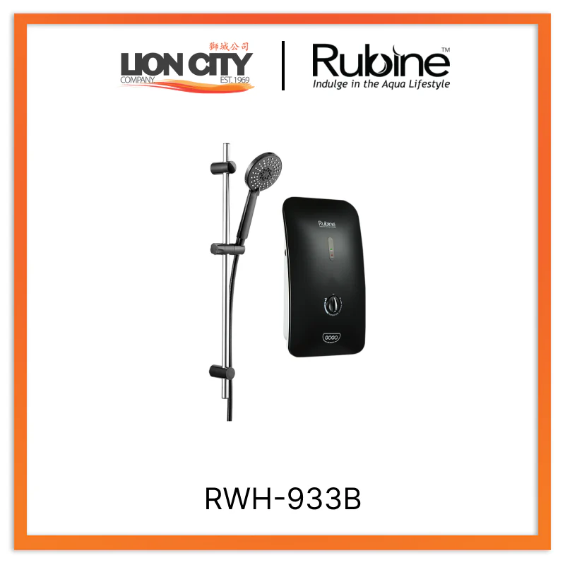 Rubine RWH 933 GOGO 933 Electric Instant Water Heater (Black or White) - Image 2