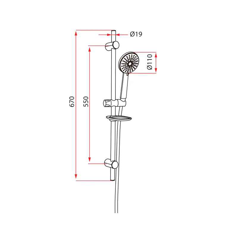 Rubine GOGO RWH-933PB 933 Electric DC Pump Instant Water Heater | RWH 933P (Black) - Image 3