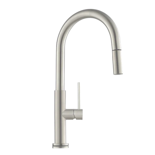 Rubine Inox Pull-Out Spray Sink Mixer Cold Tap Inox 7743PS SS - Image 3