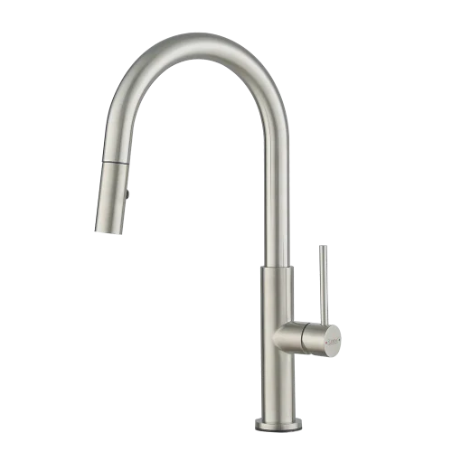 Rubine Inox Pull-Out Spray Sink Mixer Cold Tap Inox 7743PS SS - Image 4