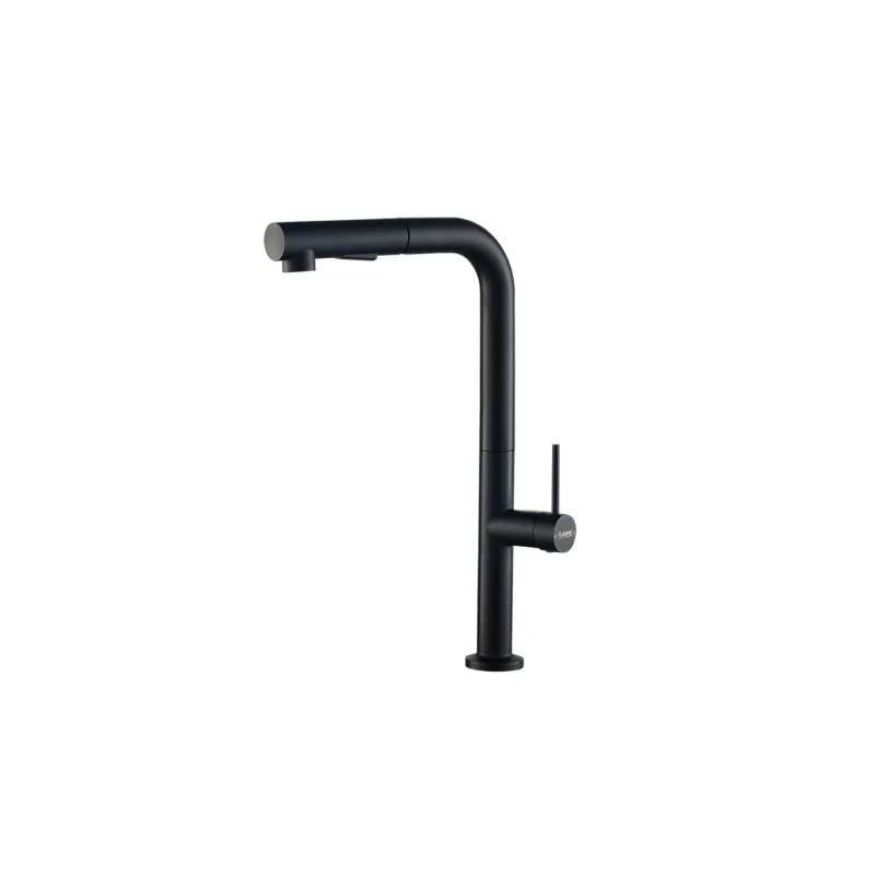 Rubine Inox 7744PS BK Pull-Out Spray Sink Mixer/ Cold Tap - Image 2