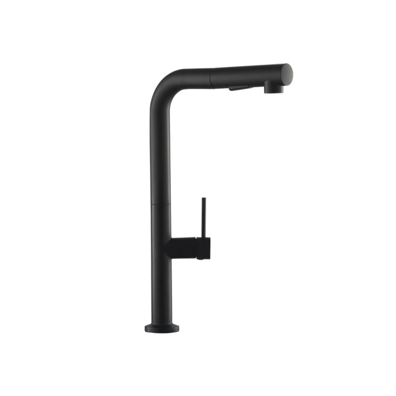 Rubine Inox 7744PS BK Pull-Out Spray Sink Mixer/ Cold Tap - Image 4