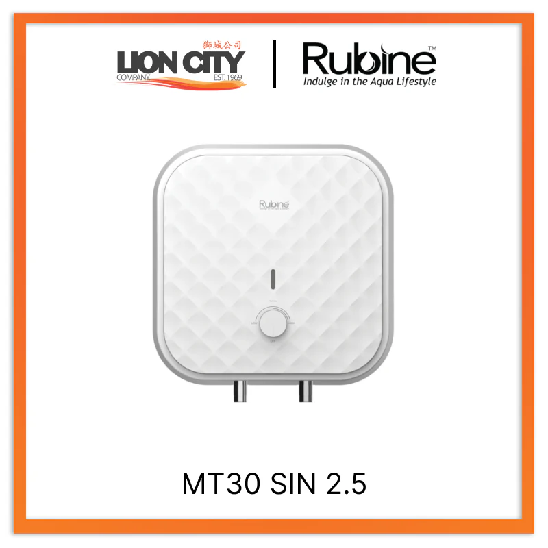 Rubine Matrix  MT30 SIN 2.5 30L Storage Water Heater (Black or White) - Image 2