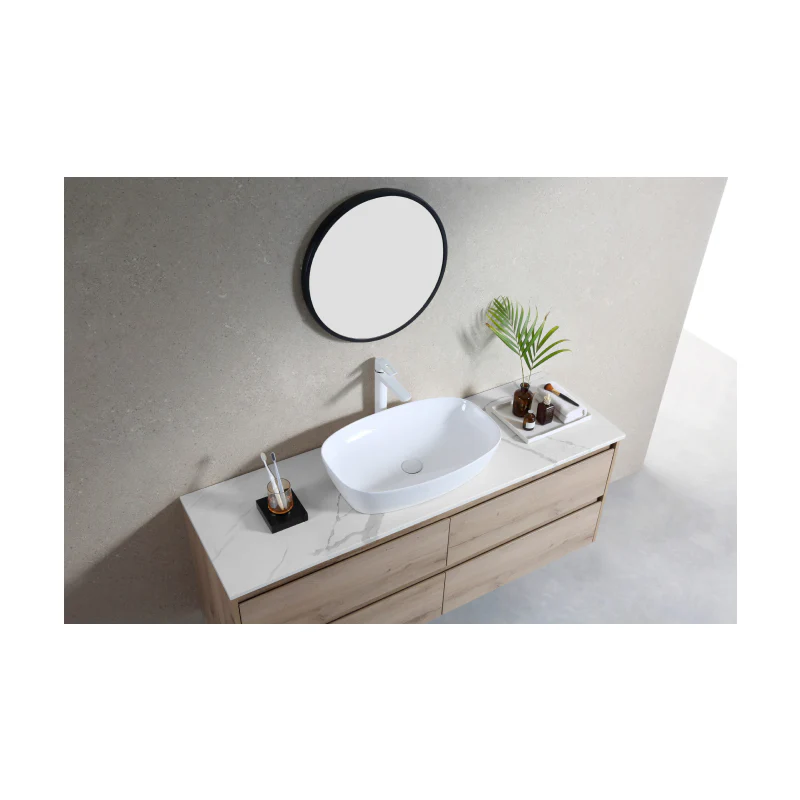 Rubine QTRO 60 Countertop Rectangular Ceramic Basin - Image 3