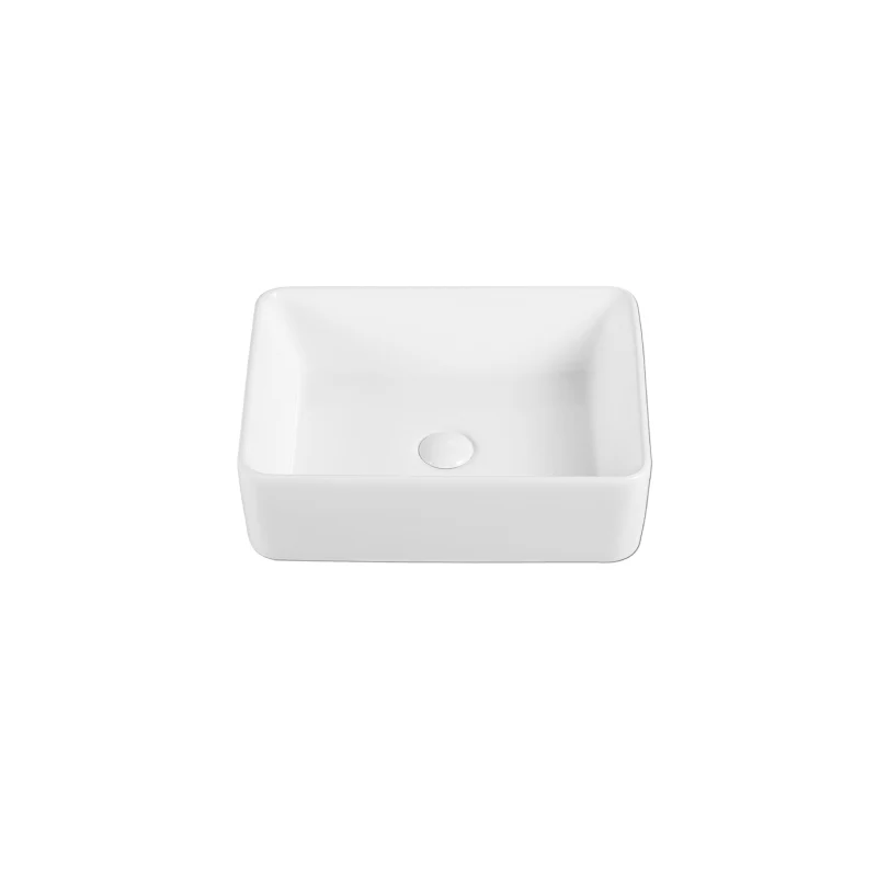 Rubine RIFF 48 Semi-Recessed Rectangular Ceramic Basin - Image 3