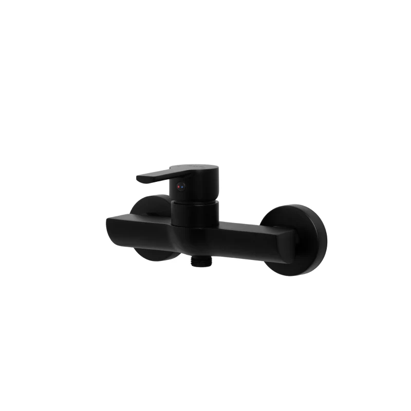 Rubine Unico 5660 BK Shower Mixer Matt Black - Image 2