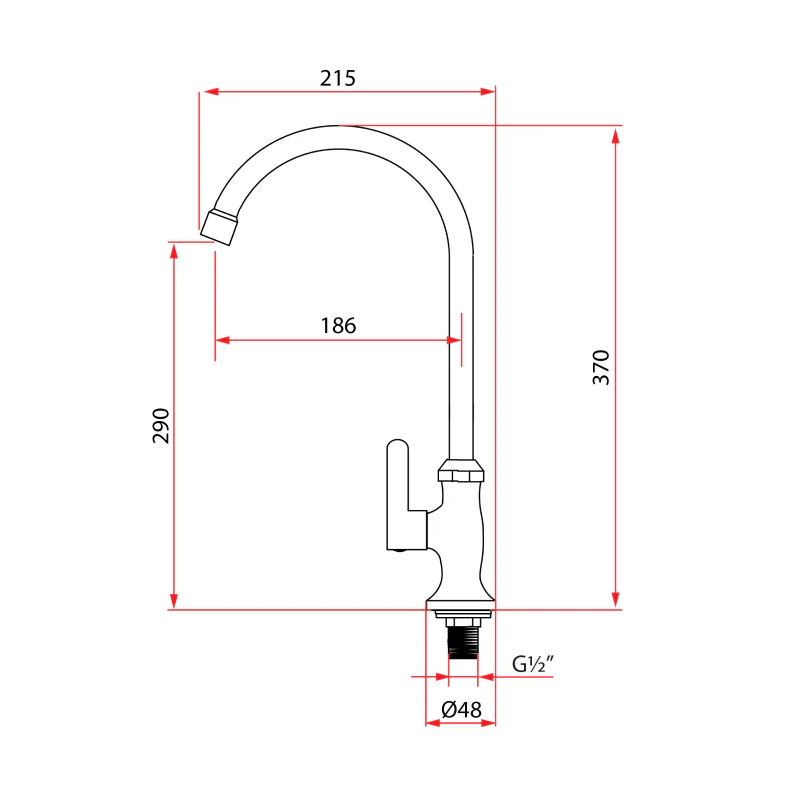 Rubine Sink Tab ALTA K91343 - Image 3