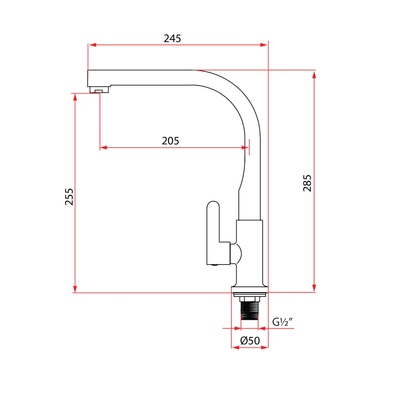 Rubine Sink Tab ALTA K91347 - Image 3