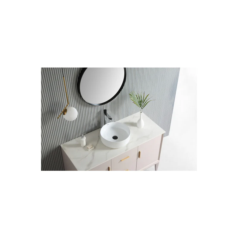 Rubine SPIN 36 Countertop Round Ceramic Basin - Image 3