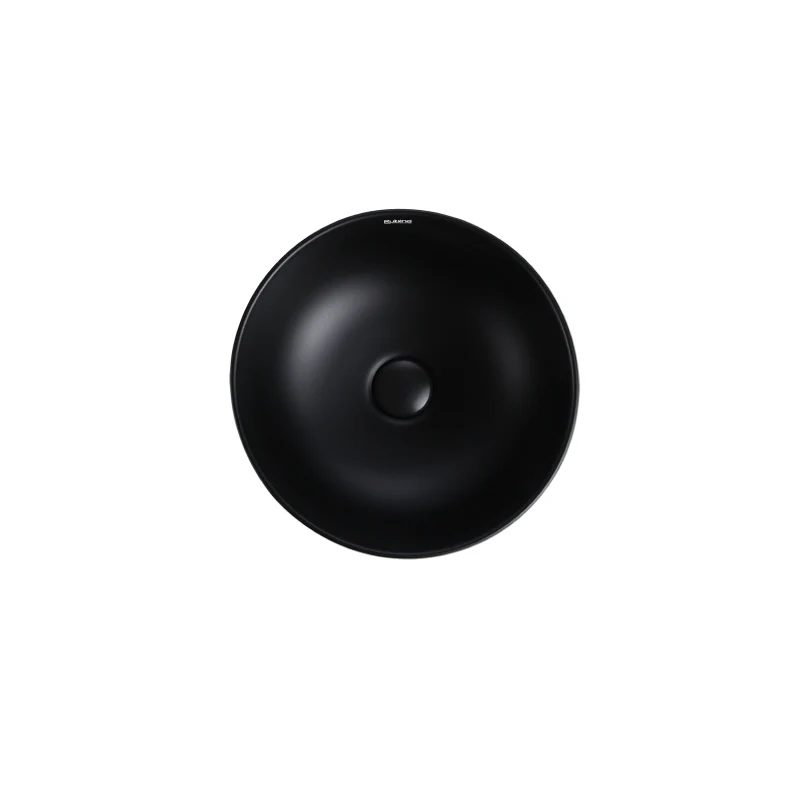 Rubine SPIN 36B-BK Countertop Round Ceramic Basin - Image 2