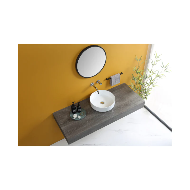Rubine SPIN 40 Countertop Round Ceramic Basin - Image 3