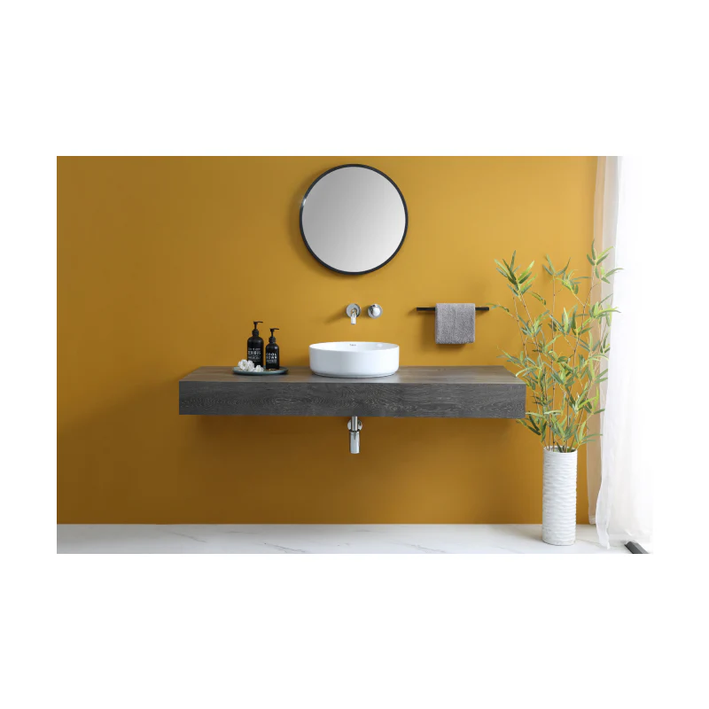 Rubine SPIN 40 Countertop Round Ceramic Basin - Image 4