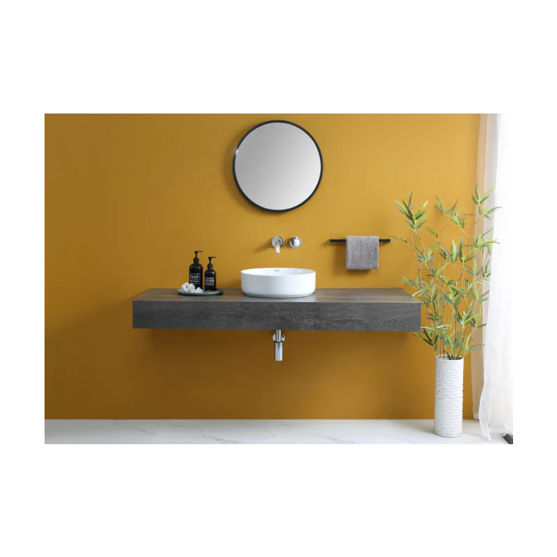 Rubine SPIN 44 Countertop Round Ceramic Basin - Image 4