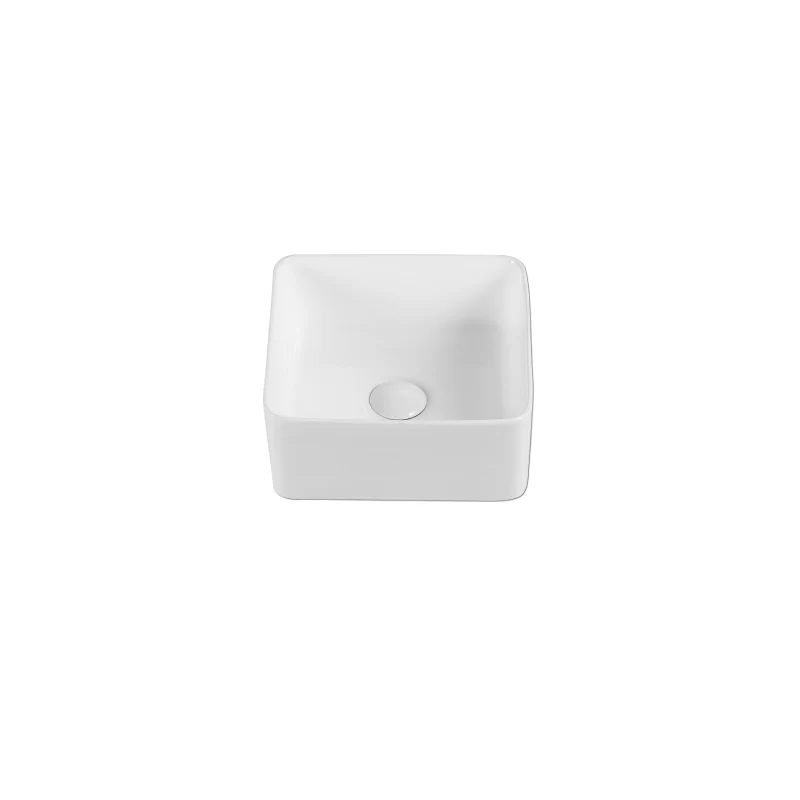 Rubine SQ 30 Countertop Square Ceramic Basin - Image 3