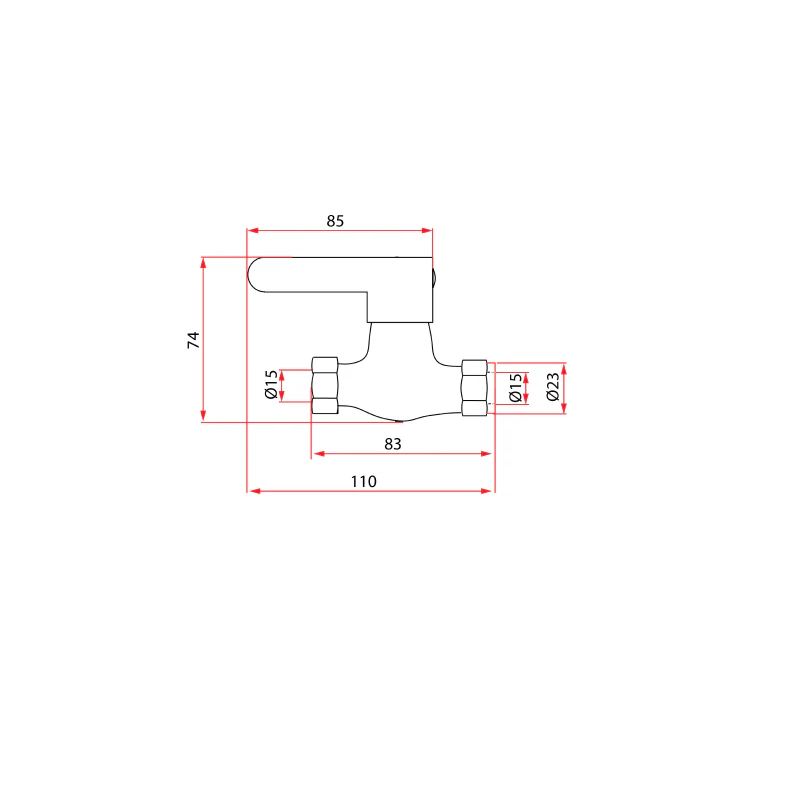 Rubine ALTA S91300 Stop Valve - Image 3
