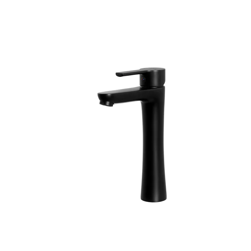Rubine Unico 5621LX BK Tall Basin Mixer Matt Black - Image 2