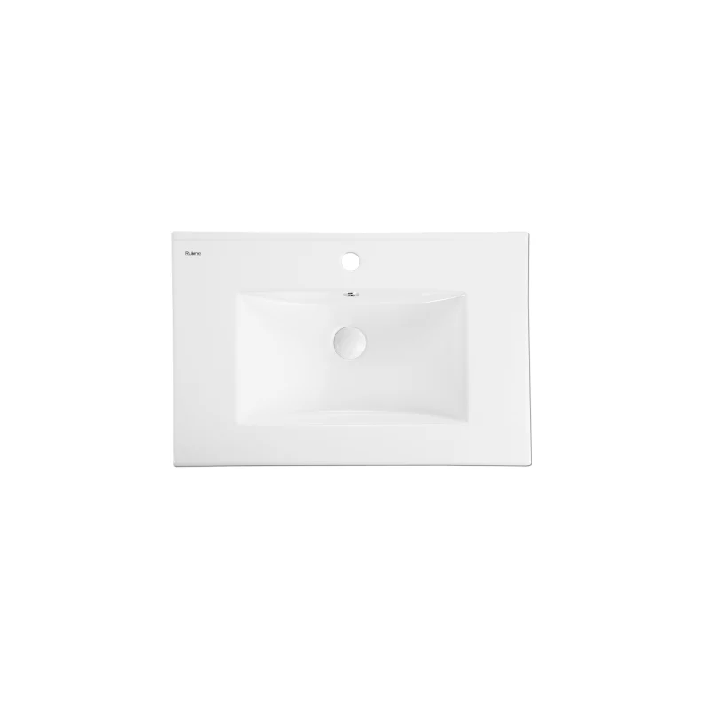Rubine TOP 70M Insert Top Rectangular Ceramic Basin - Image 2