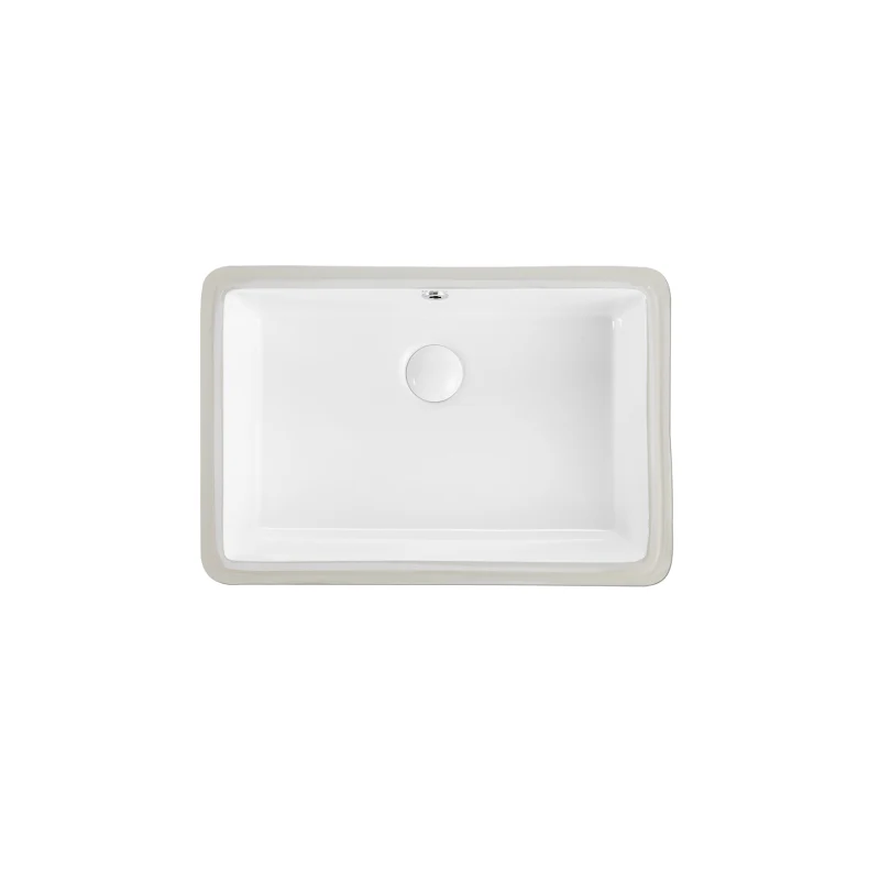 Rubine NUE 53 Undermount Rectangular Ceramic Basin - Image 2