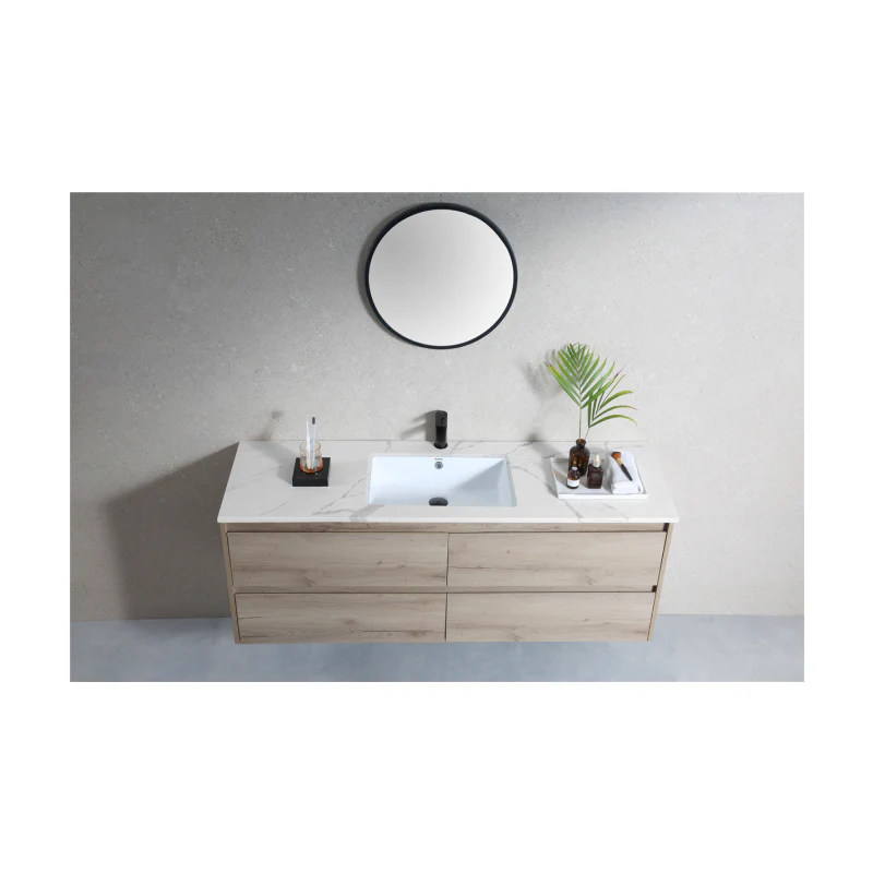 Rubine NUE 53 Undermount Rectangular Ceramic Basin - Image 4