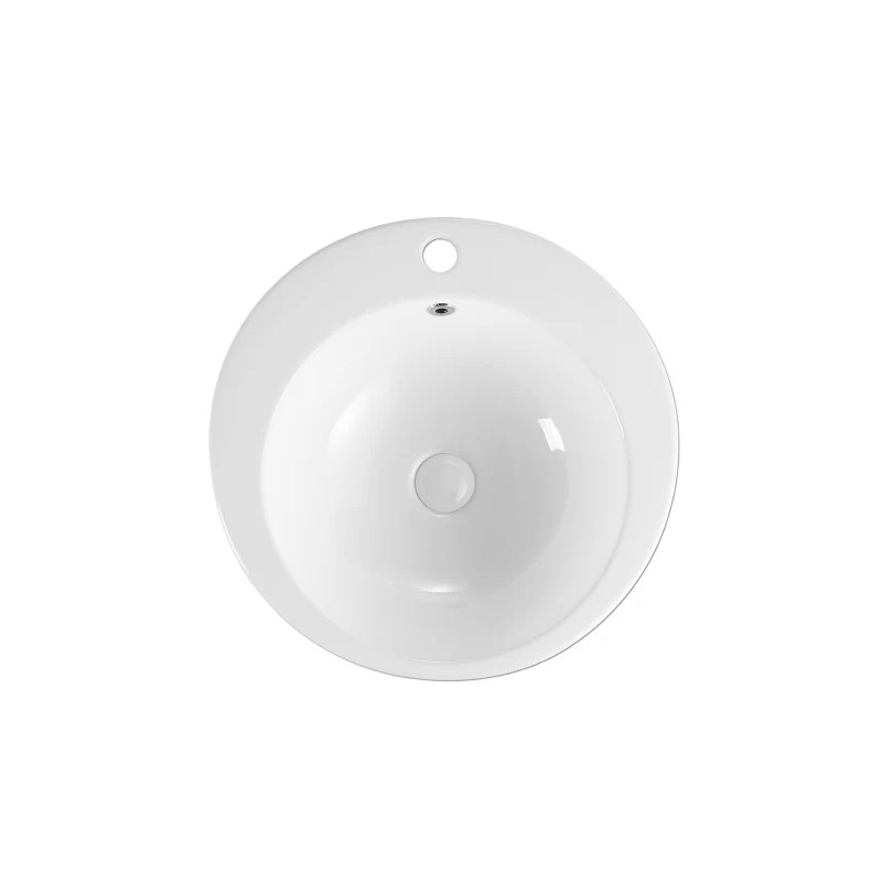 Rubine ZENTO 50M Freestanding Round Ceramic Basin - Image 2