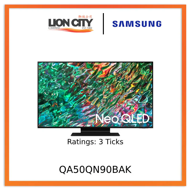 Samsung 1m 25cm (50") QA50QN90BAKXXS QN90B Neo QLED 4K Smart TV