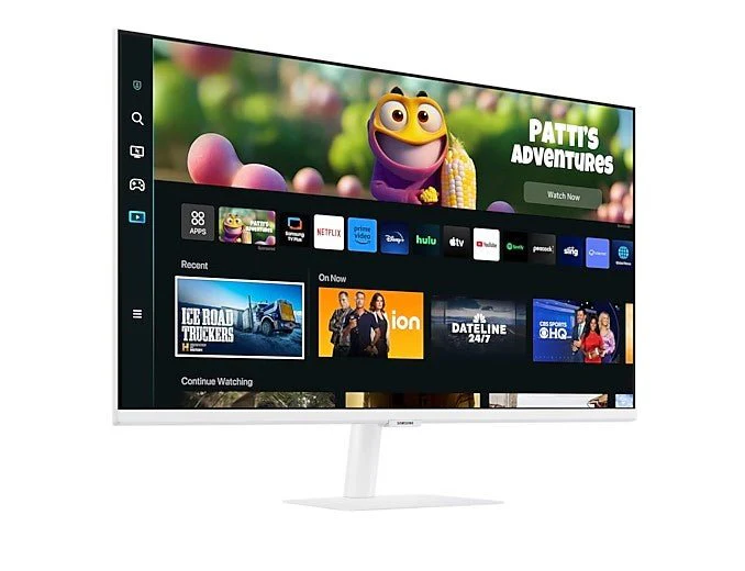 Samsung 27" Smart Monitor M5 White Full HD HDR10 - Image 3