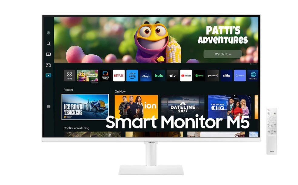 Samsung 32" Smart Monitor M5 White LS32CM501EEXXS