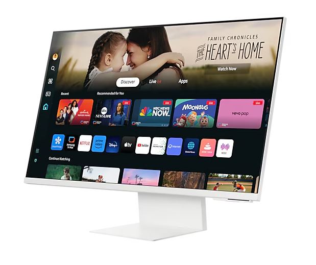 Samsung 32" Smart Monitor M8 M80D White UHD 4K VA - Image 2