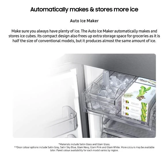 Samsung FRF60F1735U48 BESPOKE 496L 4-Door Flex Fridge Auto Ice Maker F-RF60F1735U48 - Image 3