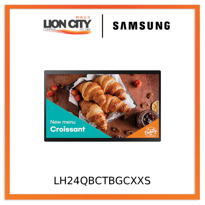 Samsung LH24QBCTBGCXXS 24" Digital Signage QB24C-T