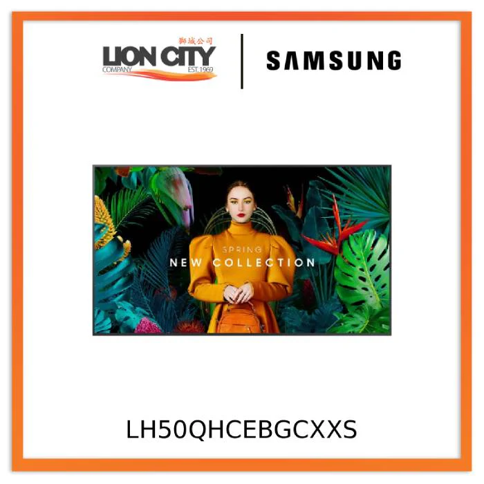 Samsung LH50QHCEBGCXXS 50" QH50C Crystal UHD Signage QHC