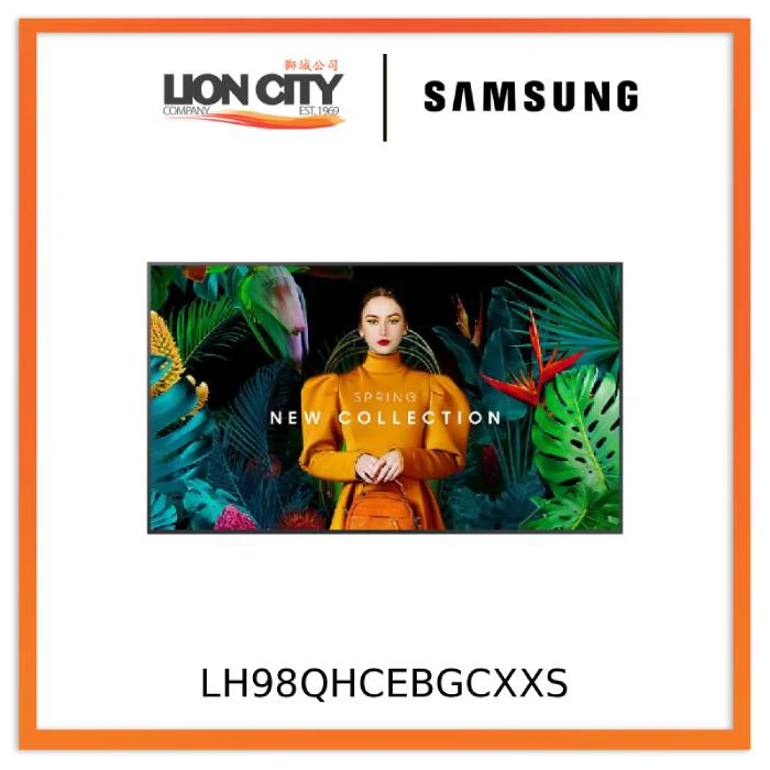 Samsung LH98QHCEBGCXXS 98" QH98C Crystal UHD Signage QHC