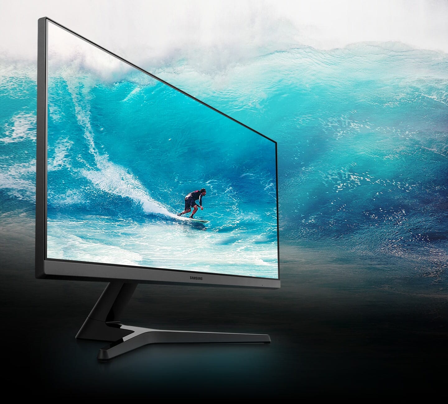Samsung LS24R350FZEXXS SR350 24" LED Monitor with Bezel-less design - Image 7