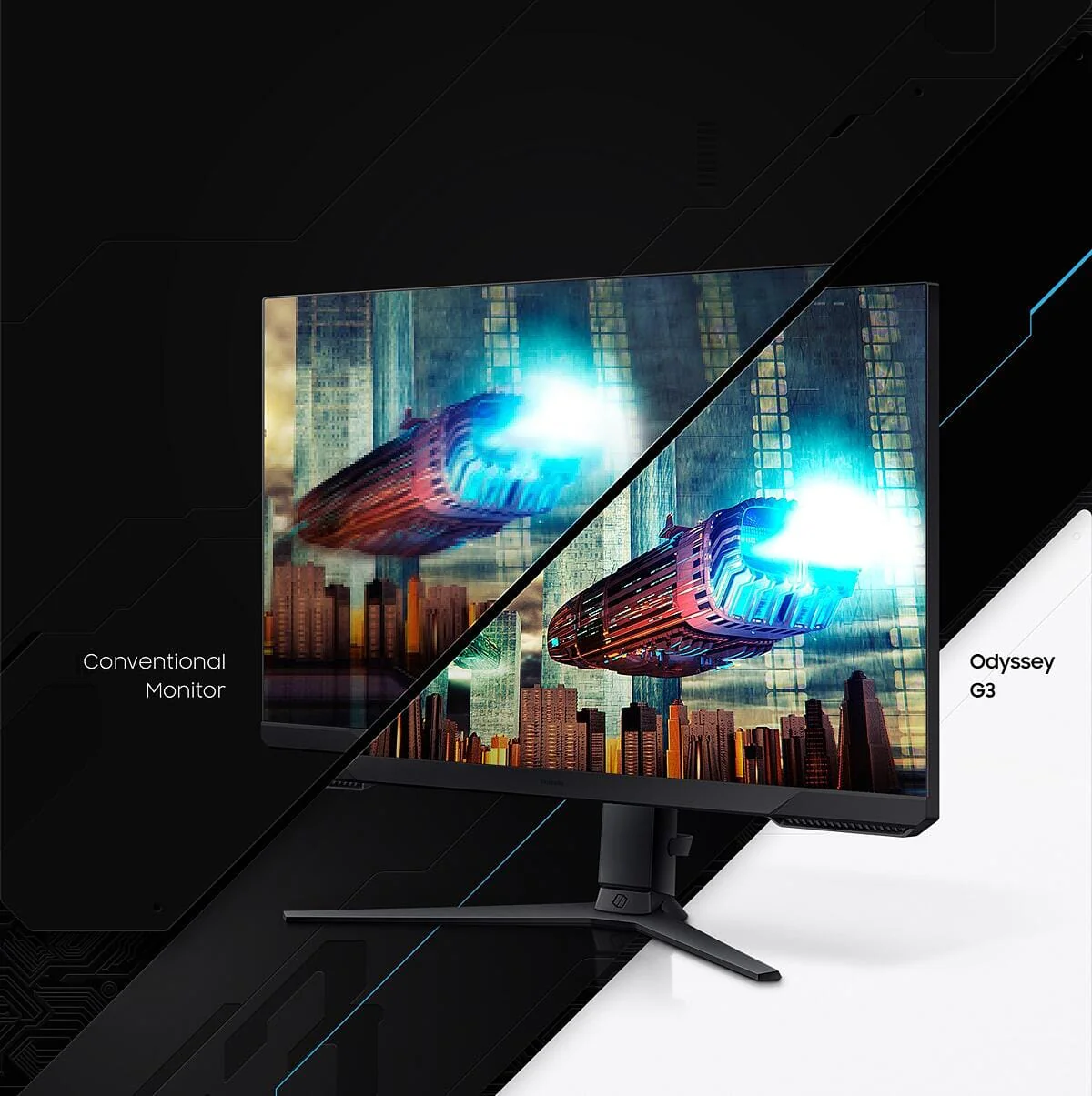 Samsung LS27AG320NEXXS 27" Odyssey G3 Gaming Monitor with 165hz refresh rate - Image 7
