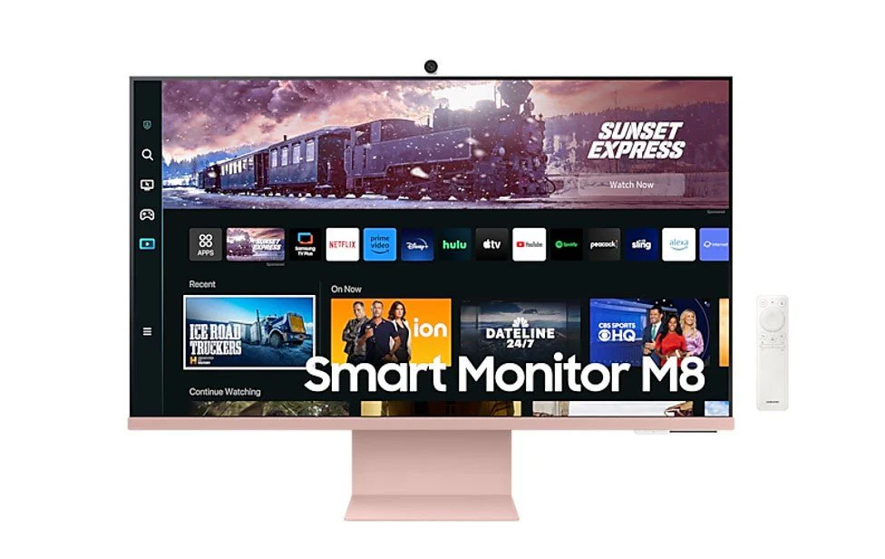Samsung LS27CM80PUEXXS 27 Inch 4K UHD Smart Monitor M8 Pink
