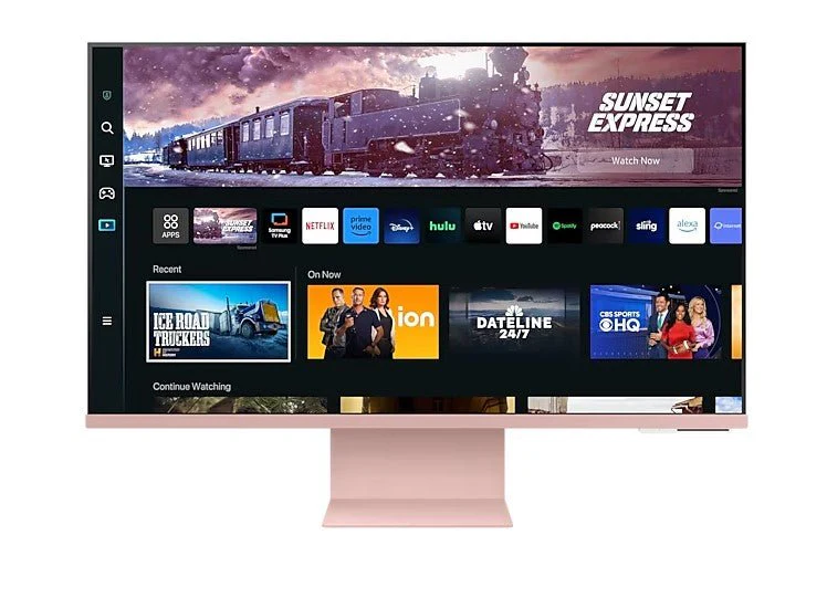 Samsung LS27CM80PUEXXS 27 Inch 4K UHD Smart Monitor M8 Pink - Image 2