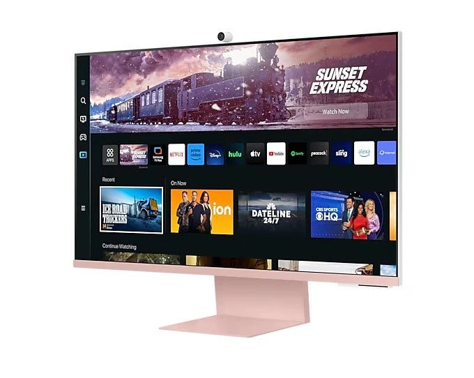 Samsung LS27CM80PUEXXS 27 Inch 4K UHD Smart Monitor M8 Pink - Image 4