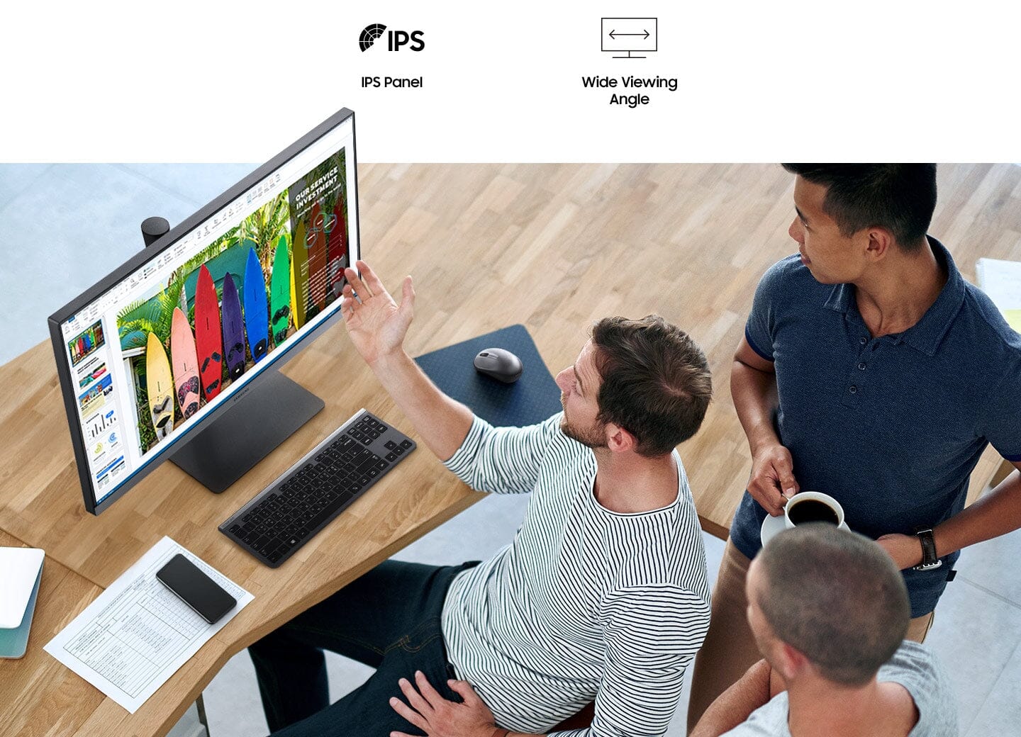 Samsung LS27R650FDEXXS 27" SR650 Professional Monitor with bezel-less design - Image 8
