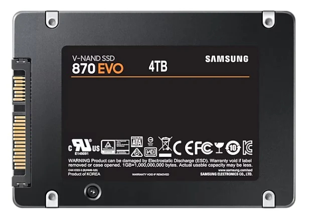 Samsung MZ-77E4T0BW 870 EVO SATA III 6.35cm (2.5") SSD 4TB - Image 3