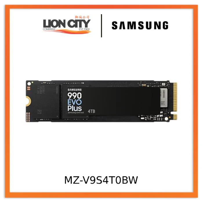 Samsung MZ-V9S4T0BW 990 EVO Plus, PCIe 4.0/5.0, NVMe M.2 SSD