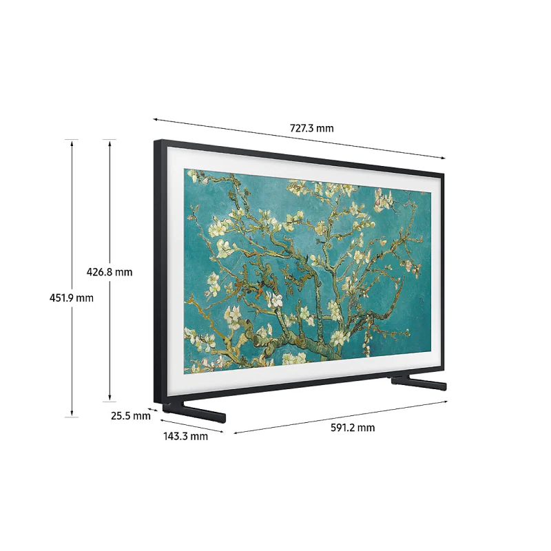 Samsung QA32LS03CBKXXS 32" The Frame LS03C QLED Full HD Art Mode Smart TV (2023) - Image 2