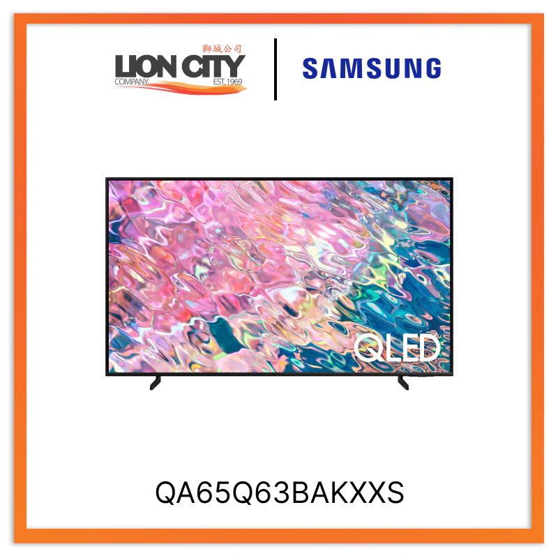 SAMSUNG 65" QA65Q63BAKXXS Q63B QLED 4K Smart TV (2022)