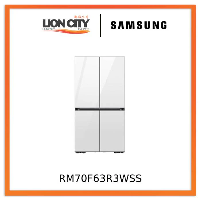Samsung RM70F63R3WSS Bespoke 4 Door Fridge