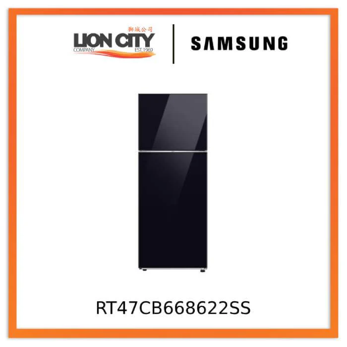 Samsung RT47CB668622SS 447L Bespoke Top Mount Freezer Refrigerator, 3 Ticks