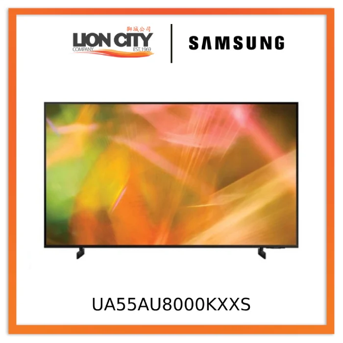Samsung UA55AU8000KXXS 55-inch Crystal UHD 4K Smart TV