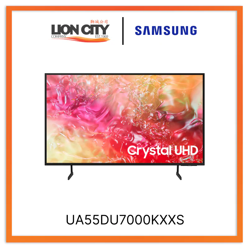 Samsung UA55DU7000KXXS 55” Crystal UHD DU7000 4K Smart TV (2024)