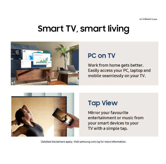 SAMSUNG UA65BU8000KXXS BU8000 Crystal UHD 4K Smart TV (2022) 4 Ticks - Image 4