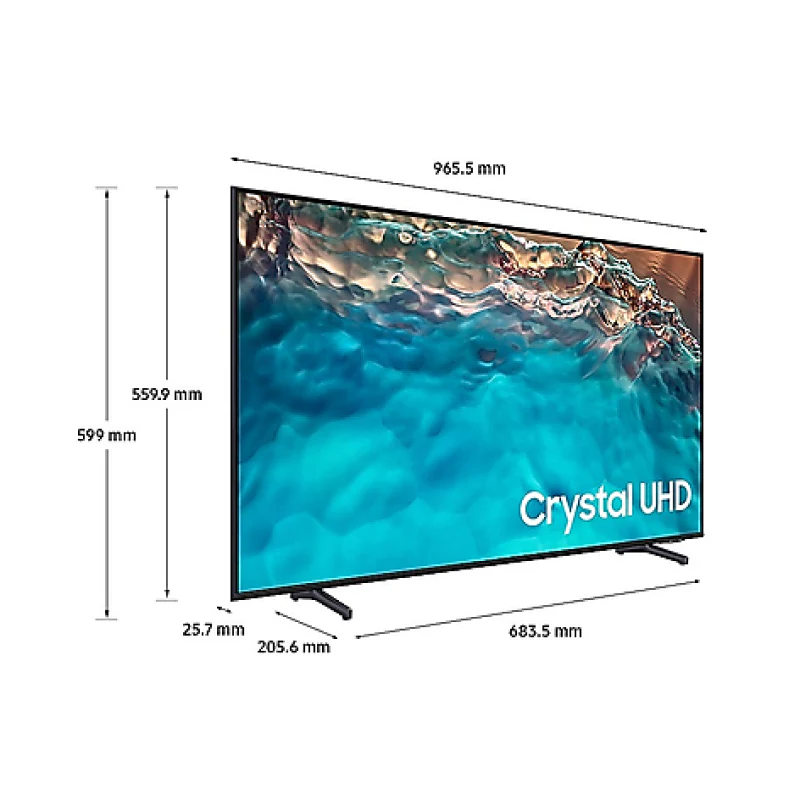 Samsung UA75BU8000KXXS BU8000 Crystal UHD 4K Smart TV (2022) 4 ticks - Image 2