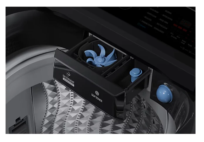 Samsung WA12CG5886BVSP 12.5kg Top Load Washing Machine with Ecobubble™, 3 Ticks - Image 7